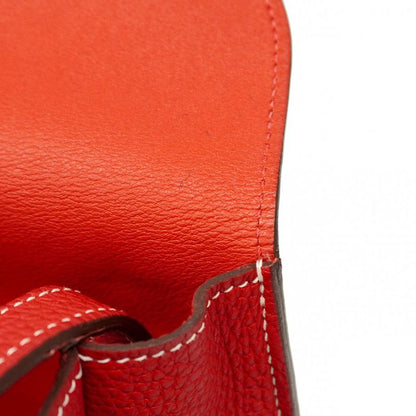 Hermes Handbag Alzan 31 Taurillon Clemence Rouge Kazak Silver Hardware C