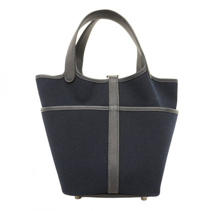 Hermes Handbag Picotan Lock Cargo PM Swift Toilego Elan Blue Marine Cavan