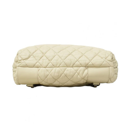 Chanel Rucksack/daypack Coco Cocoon Leather Ivory Silver Hardware Women's