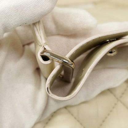 Chanel Rucksack/daypack Coco Cocoon Leather Ivory Silver Hardware Women's