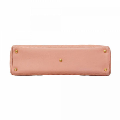 Chanel Handbag Matelasse Caviar Skin Pink Gold Hardware Women's