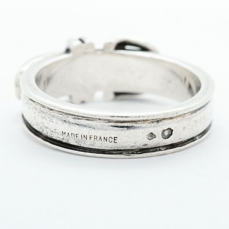 Hermes Ring Suntulle Silver 925 No 12.5 Women's