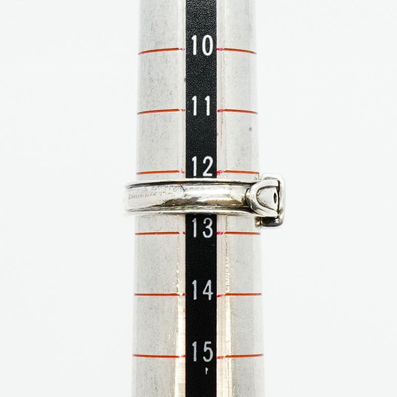 Hermes Ring Suntulle Silver 925 No 12.5 Women's