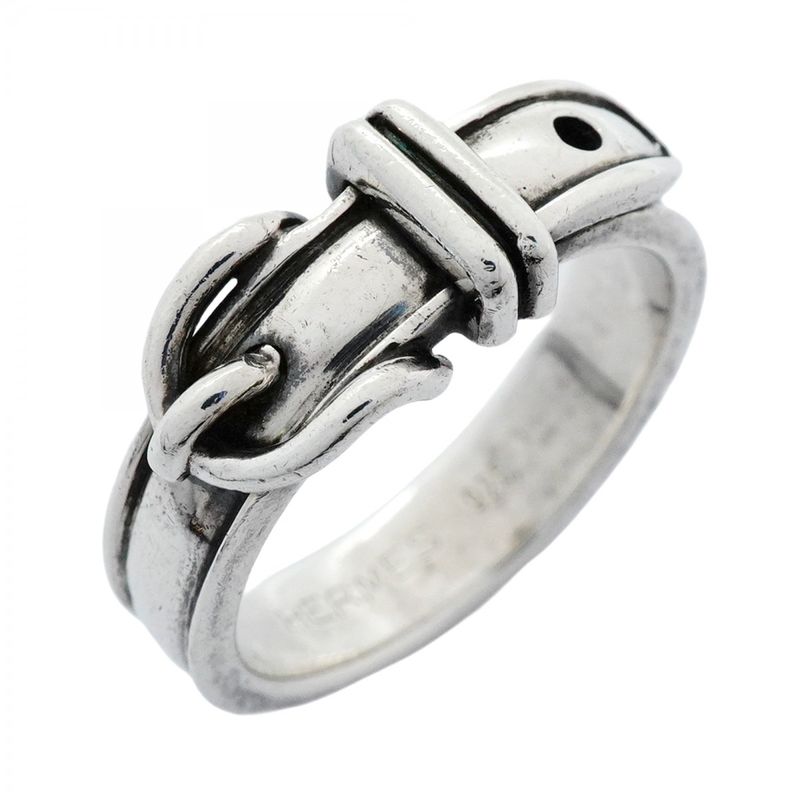 Hermes Ring Suntulle Silver 925 No 12.5 Women's