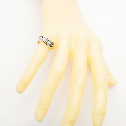 Hermes Ring Suntulle Silver 925 No 12.5 Women's