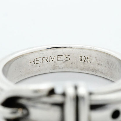 Hermes Ring Suntulle Silver 925 No 12.5 Women's