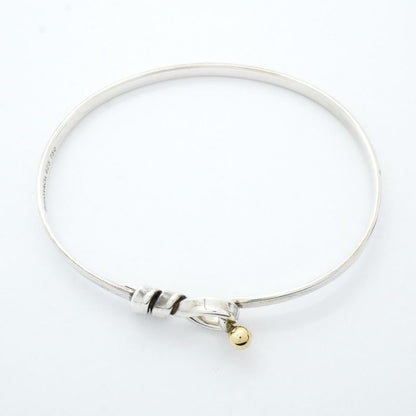 Tiffany & Co Bangle Hook & Eye 18k Yellow Gold Yellow Gold Silver 925 Ladies