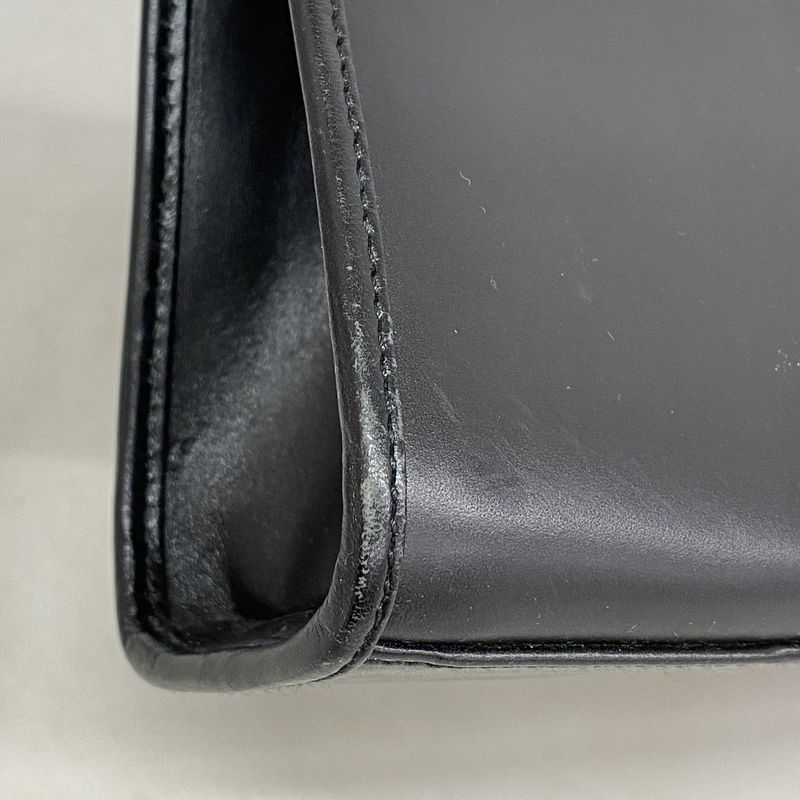 Gucci Handbag Jackie 002 1068 Leather Black Silver Hardware Ladies