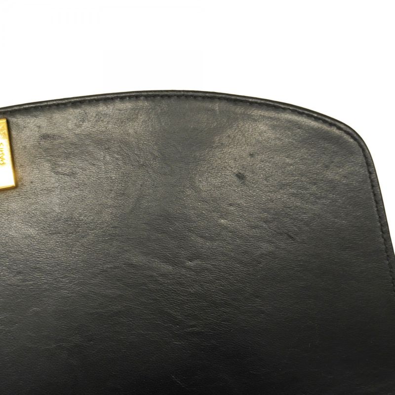 Chanel Shoulder Bag Matelasse Diana Lambskin Black Gold Hardware Women's