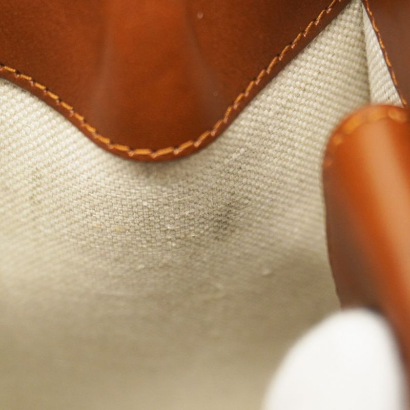 Gucci Handbag Bamboo Diana Crystal 707449 Canvas Leather Brown Beige Gold