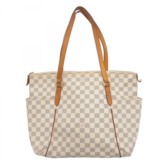 Louis Vuitton Tote Bag Damier Azure Totally MM N51262 White Ladies