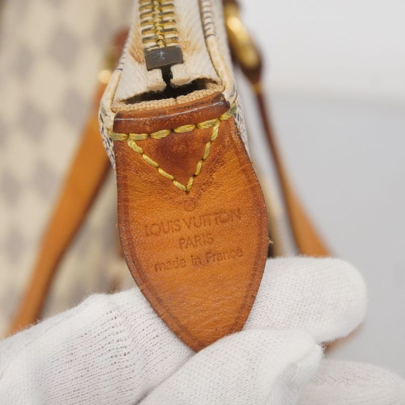 Louis Vuitton Tote Bag Damier Azure Totally MM N51262 White Ladies