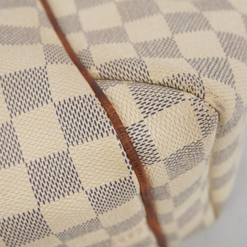 Louis Vuitton Tote Bag Damier Azure Totally MM N51262 White Ladies