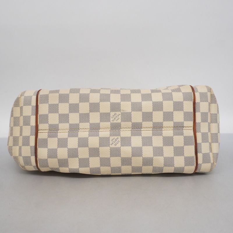 Louis Vuitton Tote Bag Damier Azure Totally MM N51262 White Ladies
