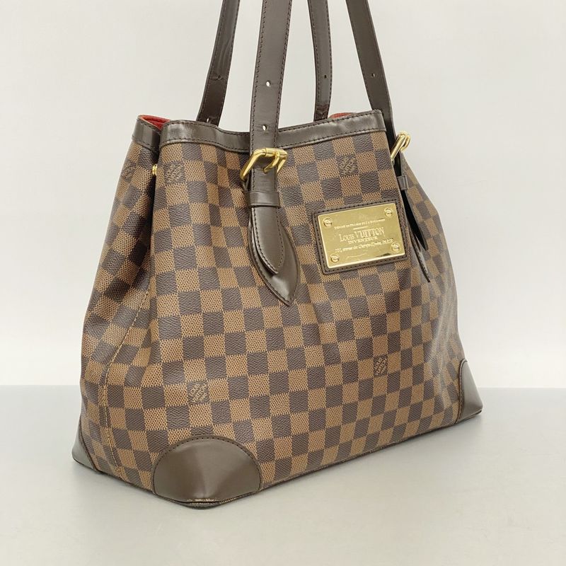 Louis Vuitton Tote Bag Damier Hampstead MM N51204 Ebene Ladies