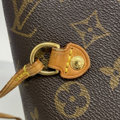 Louis Vuitton Tote Bag Monogram Neverfull MM M40156 Brown Ladies