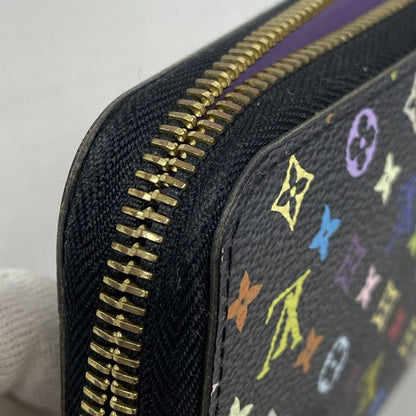 Louis Vuitton Long Wallet Monogram Multicolor Zippy Wallet M60275 Noir Black