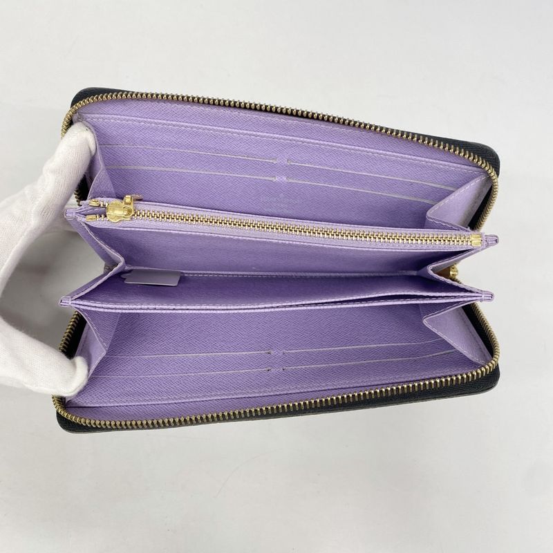 Louis Vuitton Long Wallet Monogram Multicolor Zippy Wallet M60275 Noir Black