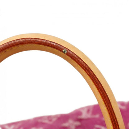 Louis Vuitton Handbag Monogram Denim Neo Speedy M95214 Fuchsia Ladies