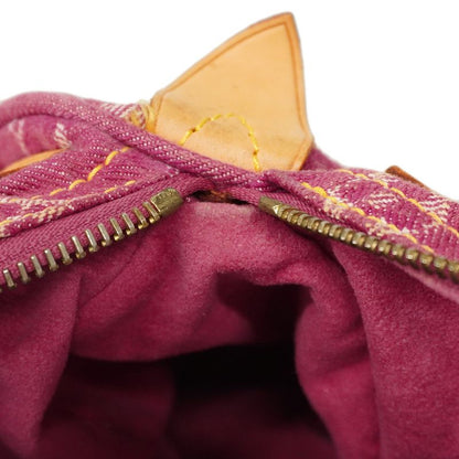 Louis Vuitton Handbag Monogram Denim Neo Speedy M95214 Fuchsia Ladies