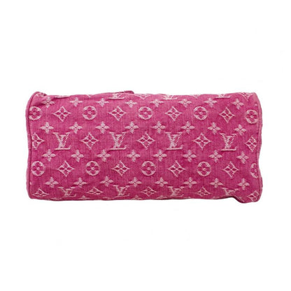 Louis Vuitton Handbag Monogram Denim Neo Speedy M95214 Fuchsia Ladies