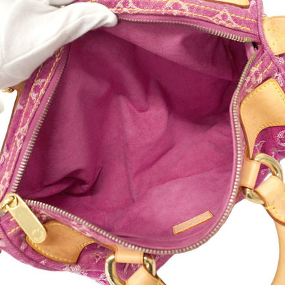 Louis Vuitton Handbag Monogram Denim Neo Speedy M95214 Fuchsia Ladies