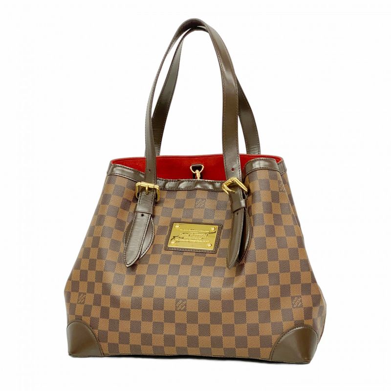 Louis Vuitton Tote Bag Damier Hampstead MM N51204 Ebene Ladies