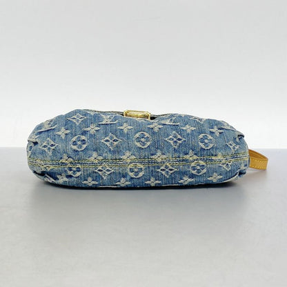Louis Vuitton Handbag Monogram Denim Mini Pleaty M95050 Blue Ladies
