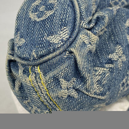 Louis Vuitton Handbag Monogram Denim Mini Pleaty M95050 Blue Ladies