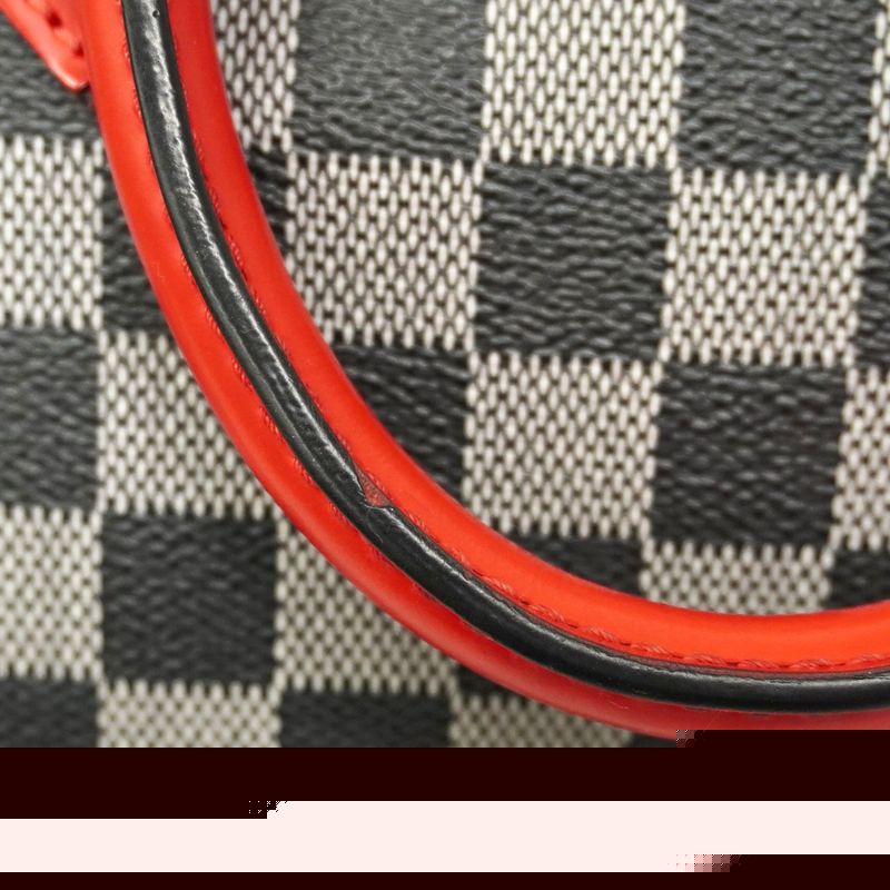 Louis Vuitton Handbag Damier Speedy Bandouliere 30 NM N40236 Noir Black Blanc