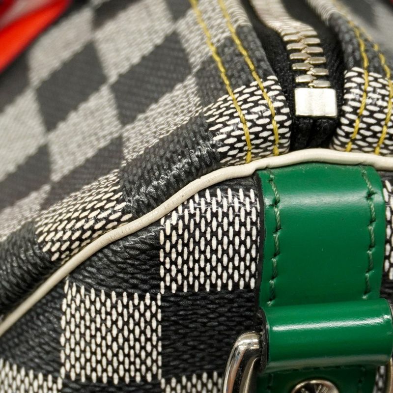 Louis Vuitton Handbag Damier Speedy Bandouliere 30 NM N40236 Noir Black Blanc