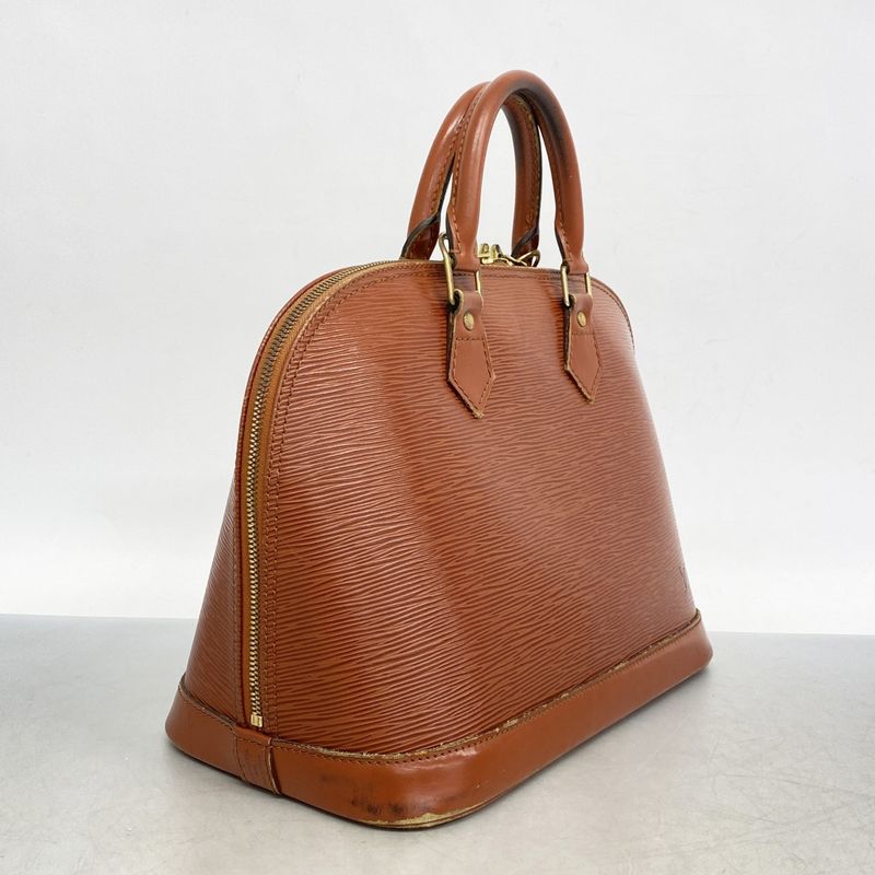 Louis Vuitton Handbag Epi Alma M52143 Kenya Brown Ladies