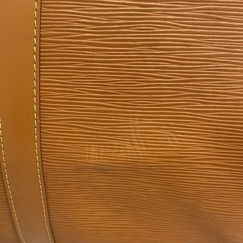 Louis Vuitton Boston Bag Epi Keepall 50 M42968 Zipang Gold Men Women Unisex