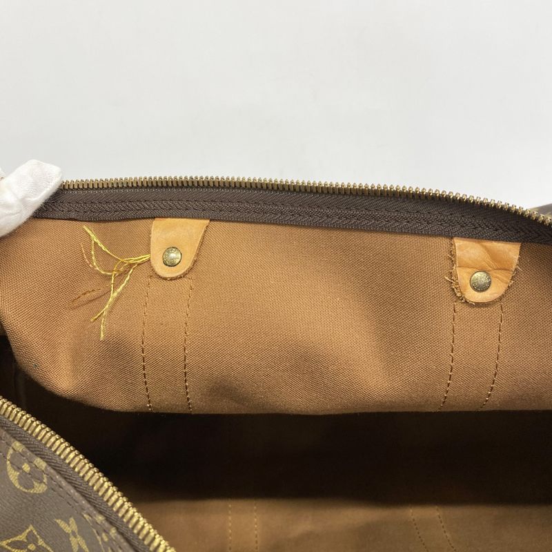 Louis Vuitton Boston Bag Monogram Keepall 50 M41426 Brown Men Women Unisex