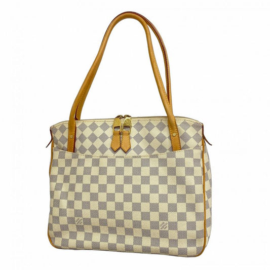 Louis Vuitton Tote Bag Damier Azure Figgeri PM N41176 White Ladies