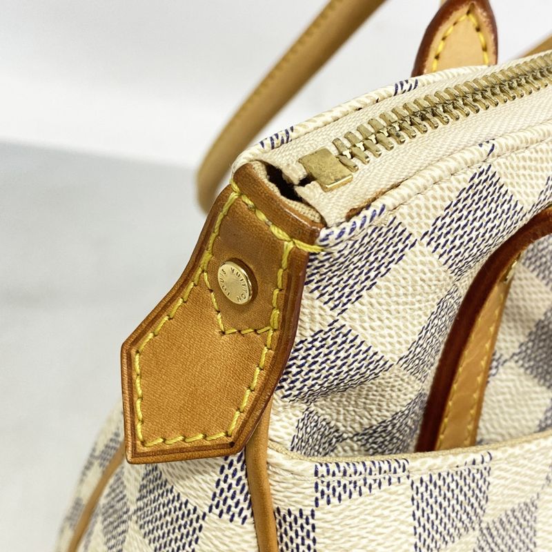 Louis Vuitton Tote Bag Damier Azure Figgeri PM N41176 White Ladies