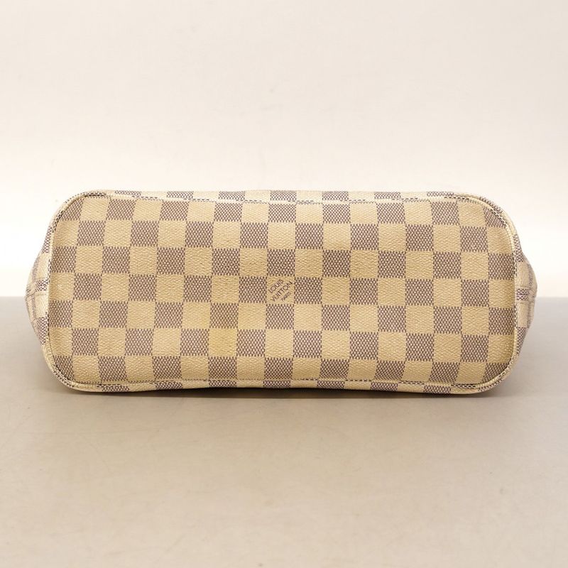 Louis Vuitton Tote Bag Damier Azure Neverfull PM N51110 White Ladies