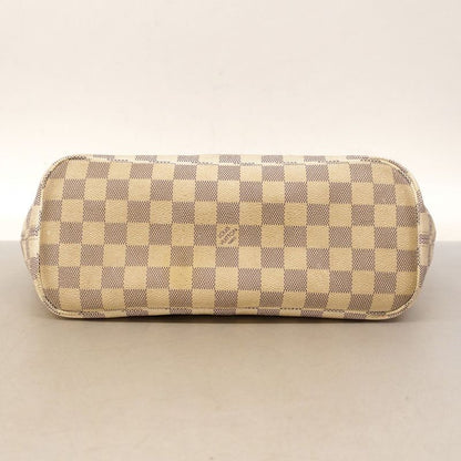 Louis Vuitton Tote Bag Damier Azure Neverfull PM N51110 White Ladies