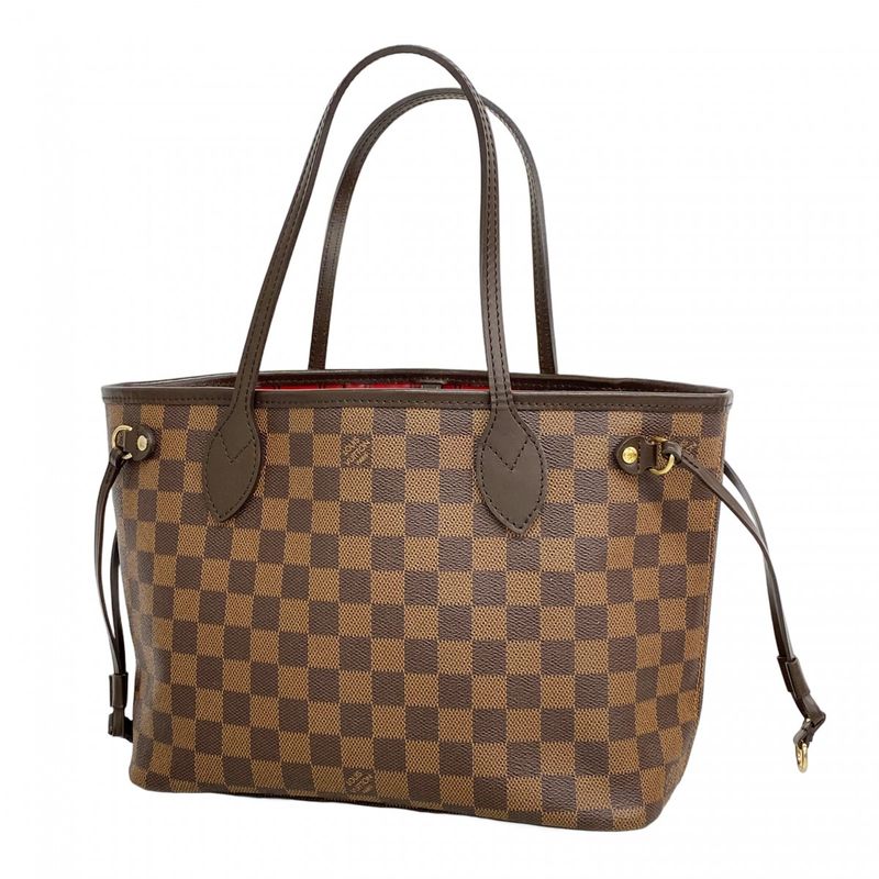 Louis Vuitton Tote Bag Damier Neverfull PM N51109 Ebene Ladies