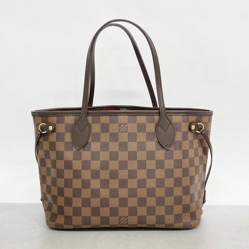 Louis Vuitton Tote Bag Damier Neverfull PM N51109 Ebene Ladies