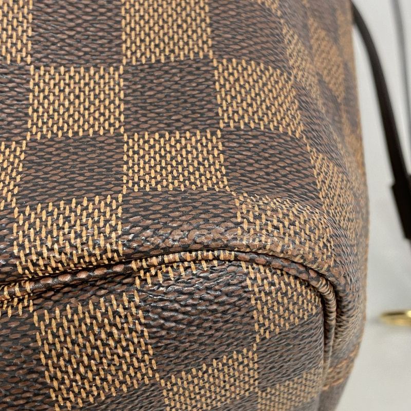 Louis Vuitton Tote Bag Damier Neverfull PM N51109 Ebene Ladies