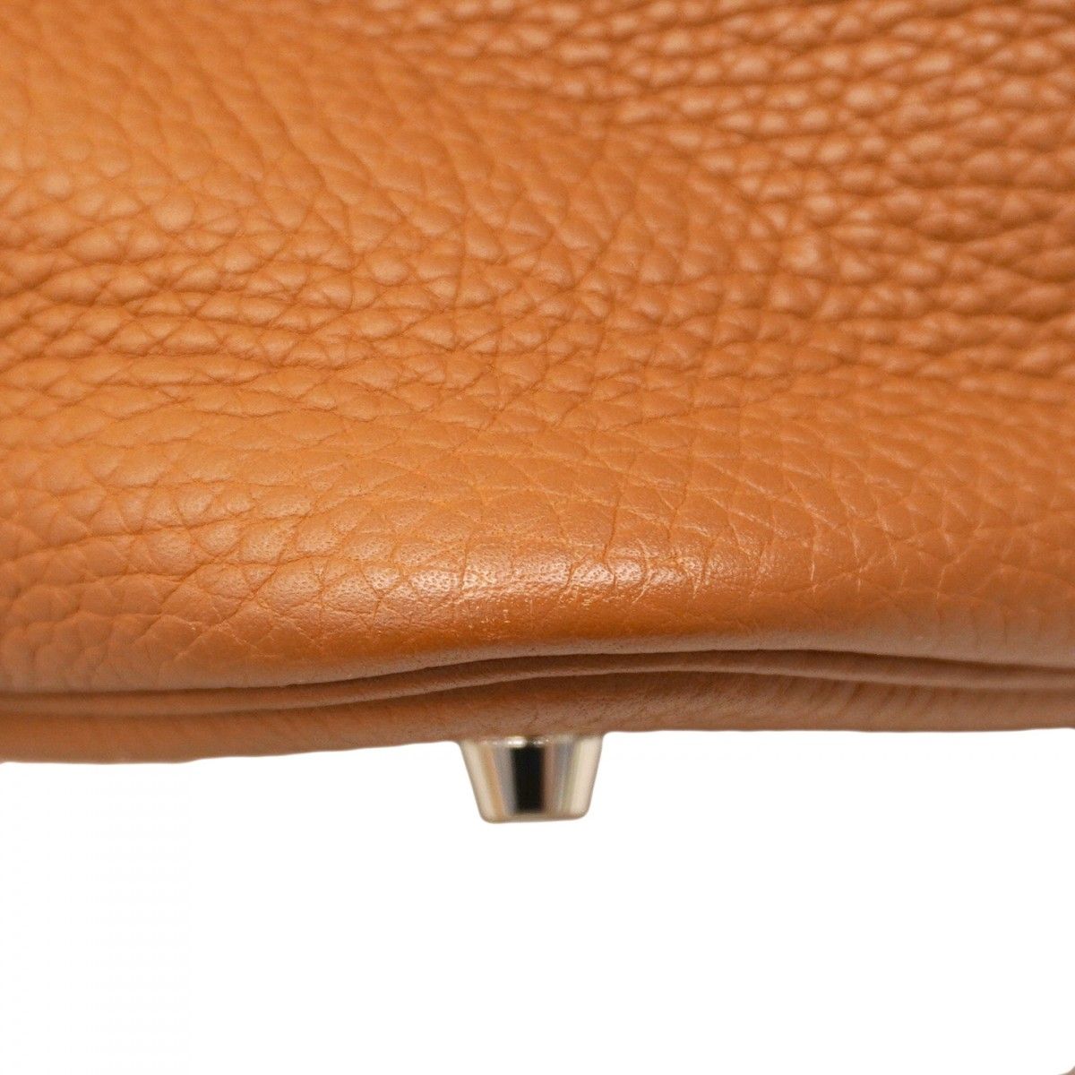 Hermes Handbag Picotan Lock MM Taurillon Clemence Gold Silver Hardware