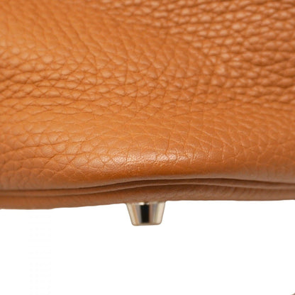 Hermes Handbag Picotan Lock MM Taurillon Clemence Gold Silver Hardware