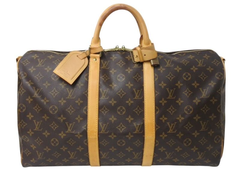 Louis Vuitton Keepall Bandouliere 50 Monogram Canvas Boston Bag