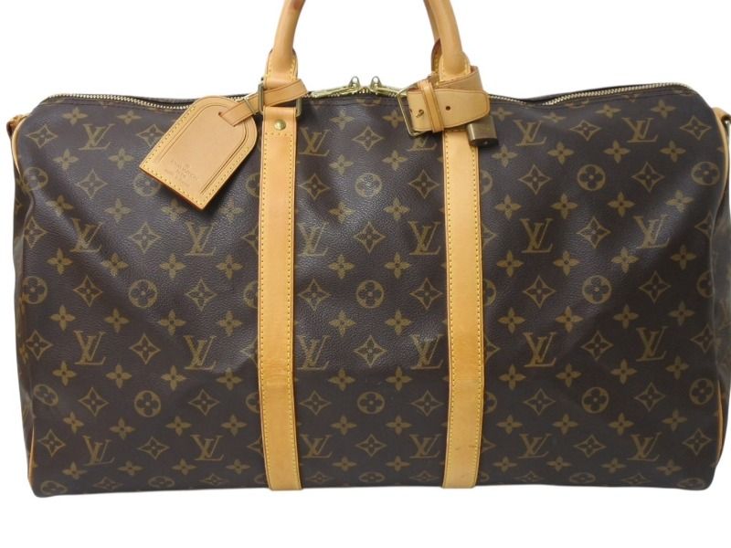 Louis Vuitton Keepall Bandouliere 50 Monogram Canvas Boston Bag — view 2