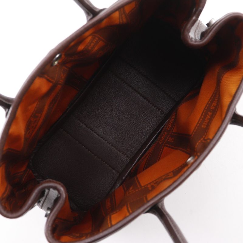 Hermes Garden Twilly TTPM Bolduc Vaux Swift Brown □I Women's Handbag
