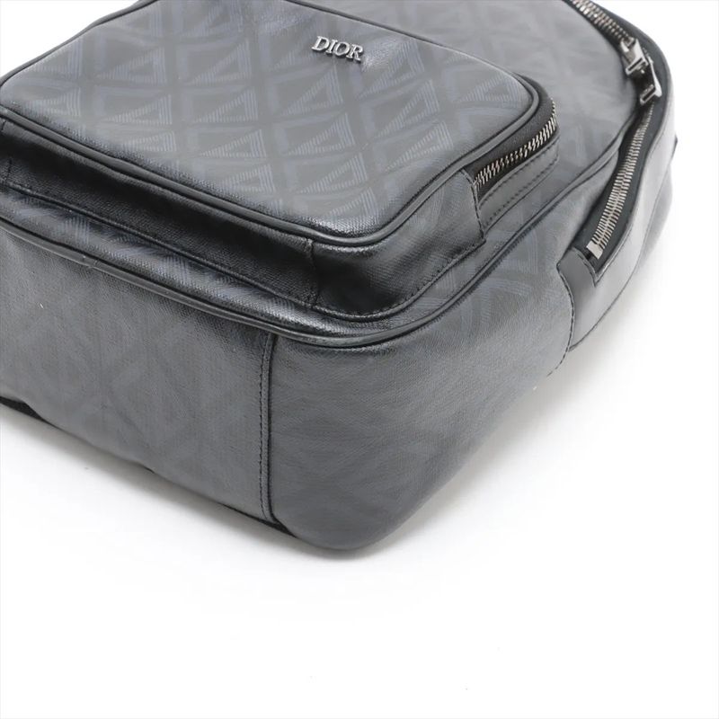 Christian Dior CD Diamond Rider Mini Ring Bag 2way Body Bag Crossbody Men's Mmm