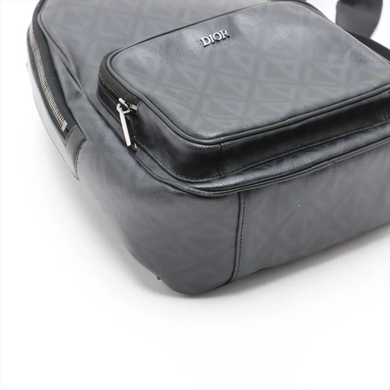 Christian Dior CD Diamond Rider Mini Ring Bag 2way Body Bag Crossbody Men's Mmm