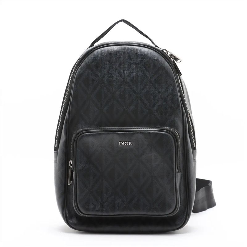 Christian Dior CD Diamond Rider Mini Ring Bag 2way Body Bag Crossbody Men's Mmm