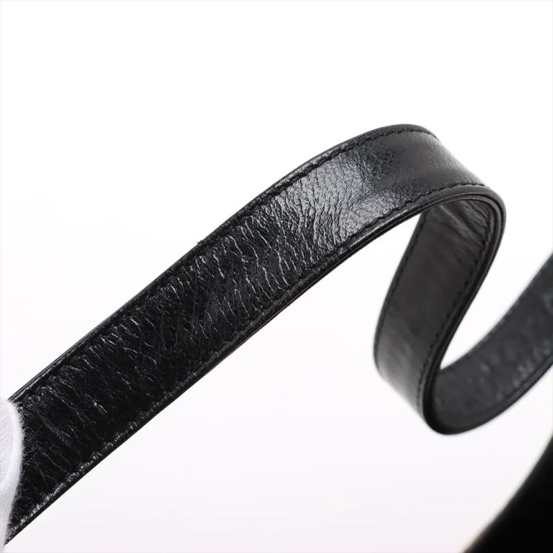 Fendi Harako Leather Leopard Pattern Mamma Bucket One Shoulder Bag Shoulder